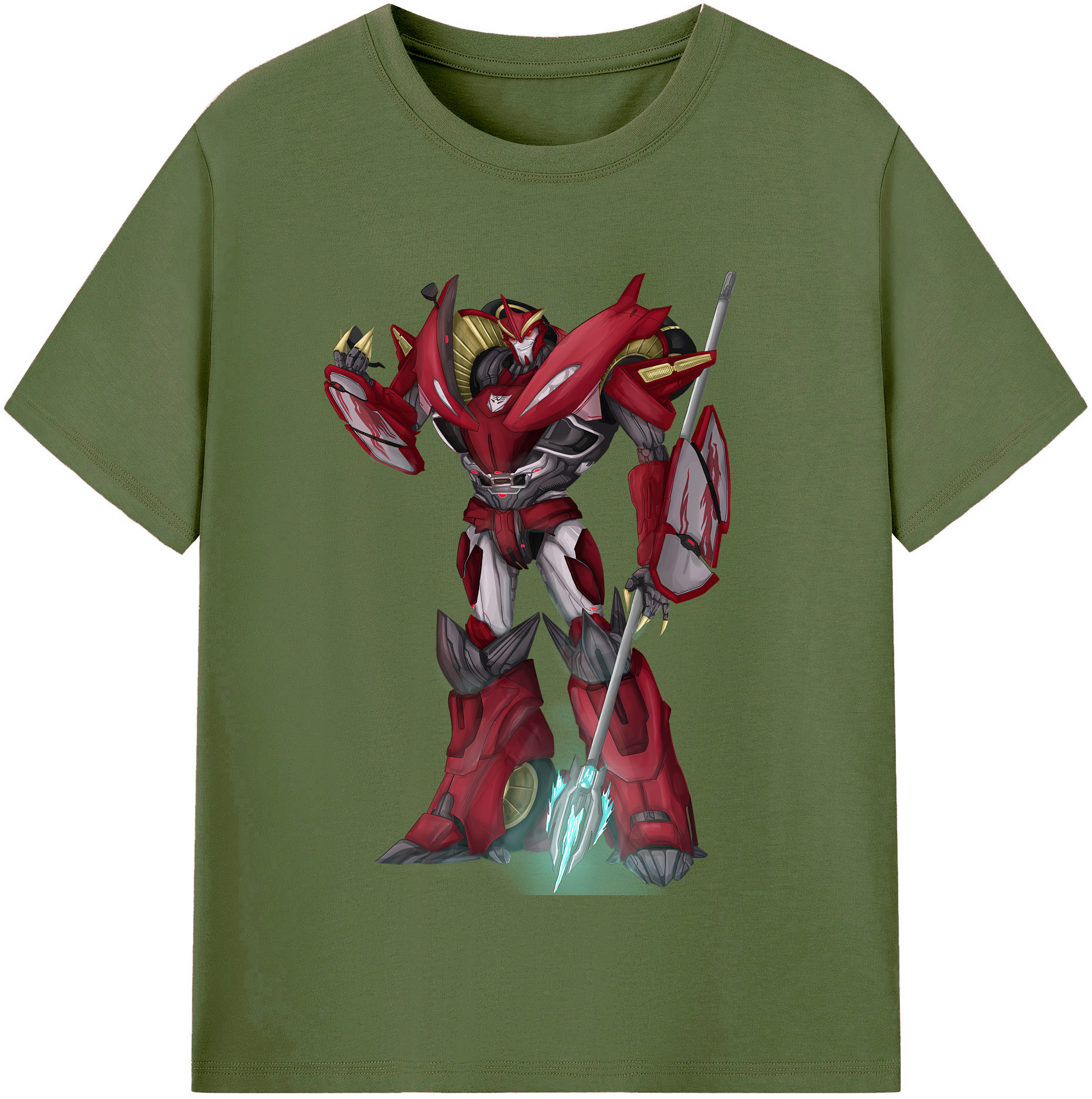 （画像用） Transformers トランスフォーマー 綿100％半袖Tシャツ（フロントプリント）